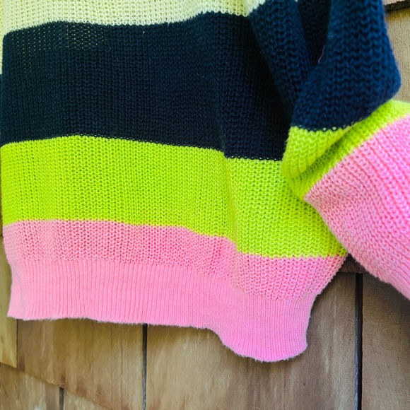 Nordstrom Abound Womens Sweater Size Small Striped Lightweight Crew Neck - Picture 7 of 13